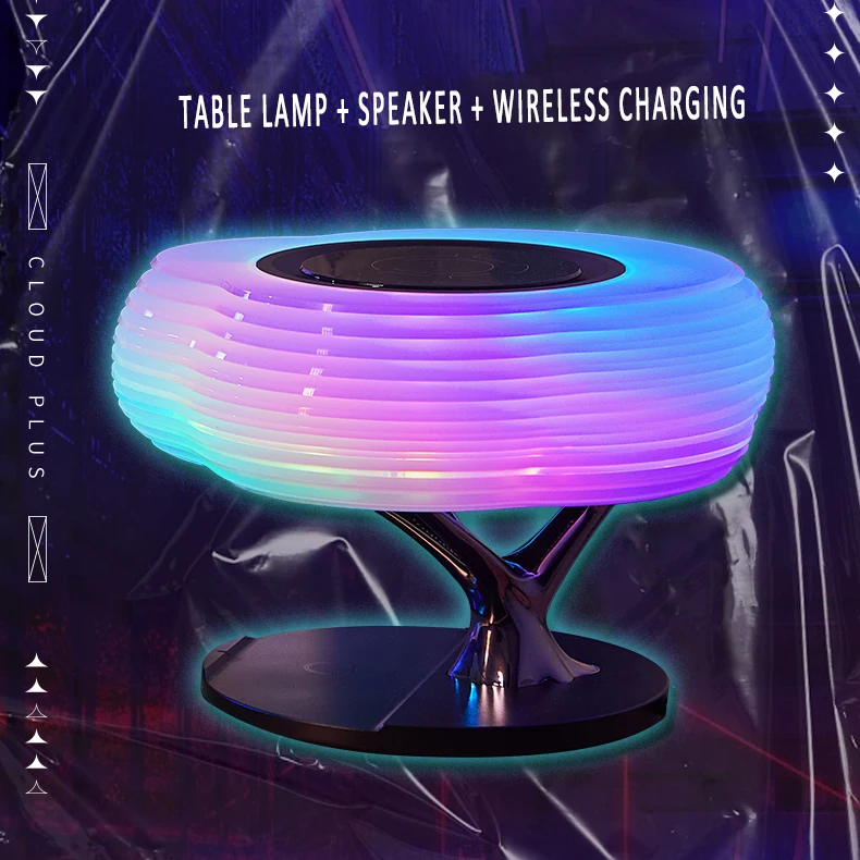 Multi-function RGB Atmosphere Lamp Cloud Night Light BT Smart Speaker LED Wireless Charging Table Lamp
Multi-function RGB Atmosphere Lamp Cloud Night Light BT Smart Speaker LED Wireless Charging Table Lamp