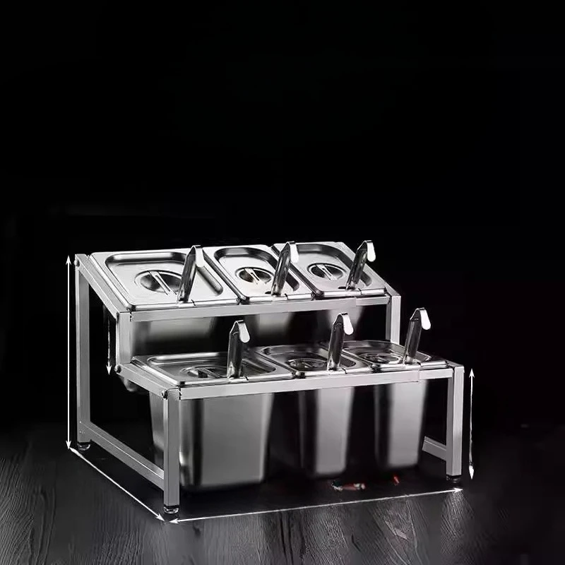 Combination storage box, kitchen stainless steel seasoning set, barbecue box, commercial large full set of restaurant
Combination storage box, kitchen stainless steel seasoning set, barbecue box, commercial large full set of restaurant