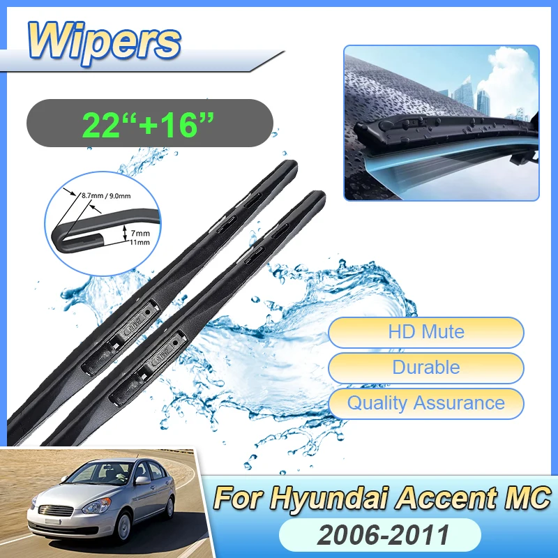 Для Hyundai Accent MC аксессуары Verna Super Pony Brio Attitude 2006-2011 щетки стеклоочистителя переднего стекла безрамные щетки стеклоочистителя 
Для Hyundai Accent MC аксессуары Verna Super Pony Brio Attitude 2006-2011 щетки стеклоочистителя переднего стекла безрамные щетки стеклоочистителя