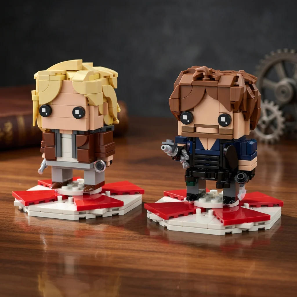 MOC Survival Horror Game Figures Building Blocks Tactical Agent & Red Jacket Girl Adult Desk Decor DIY Bricks Model Gift
MOC Survival Horror Game Figures Building Blocks Tactical Agent & Red Jacket Girl Adult Desk Decor DIY Bricks Model Gift