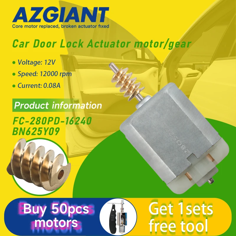 Car Door Central Lock Actuator Mech motor and Gears FC-280PD for Vauxhall Opel Astra H MK5 Interior Replacement Parts DC 12V
Car Door Central Lock Actuator Mech motor and Gears FC-280PD for Vauxhall Opel Astra H MK5 Interior Replacement Parts DC 12V
