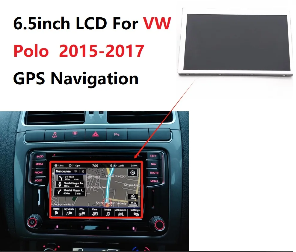 6,5-дюймовый ЖК-дисплей для VW Polo 2015-2017 GPS-навигатор с сенсорной панелью
6,5-дюймовый ЖК-дисплей для VW Polo 2015-2017 GPS-навигатор с сенсорной панелью