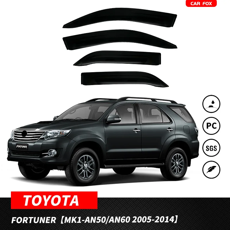 For Toyota FORTUNER 2004-2022 Car Window Visor Awning Shelters Windshield Side Window Rain Sun Shade Auto Accessories
For Toyota FORTUNER 2004-2022 Car Window Visor Awning Shelters Windshield Side Window Rain Sun Shade Auto Accessories