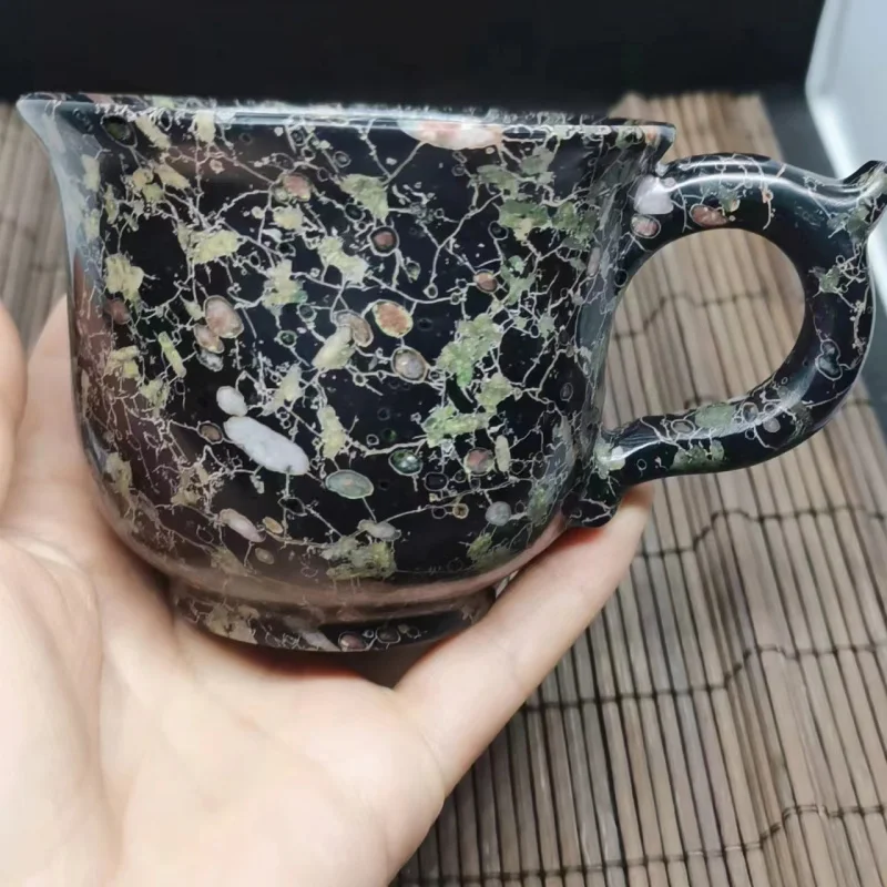 Natural Luoyang Plum Blossom Jade Tea Cup Wholesale with Magnetic Retro Coffee Cup Creative Personality Jade Mug for Home Use
Natural Luoyang Plum Blossom Jade Tea Cup Wholesale with Magnetic Retro Coffee Cup Creative Personality Jade Mug for Home Use