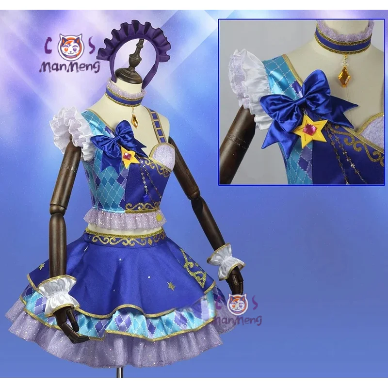 Sakuraba Rola Anime Aikatsu STARS!Cosplay Costume Women sweet dress necklaces props socks Halloween Christmas Lolita uniform
Sakuraba Rola Anime Aikatsu STARS!Cosplay Costume Women sweet dress necklaces props socks Halloween Christmas Lolita uniform