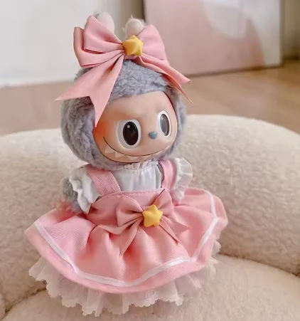 Hot 17cm Cute Labubu Clothes Accessories for Korea Kpop Labubu Idol Dolls Magical Girl Skirt Doll Clothes Fans Overalls
Hot 17cm Cute Labubu Clothes Accessories for Korea Kpop Labubu Idol Dolls Magical Girl Skirt Doll Clothes Fans Overalls