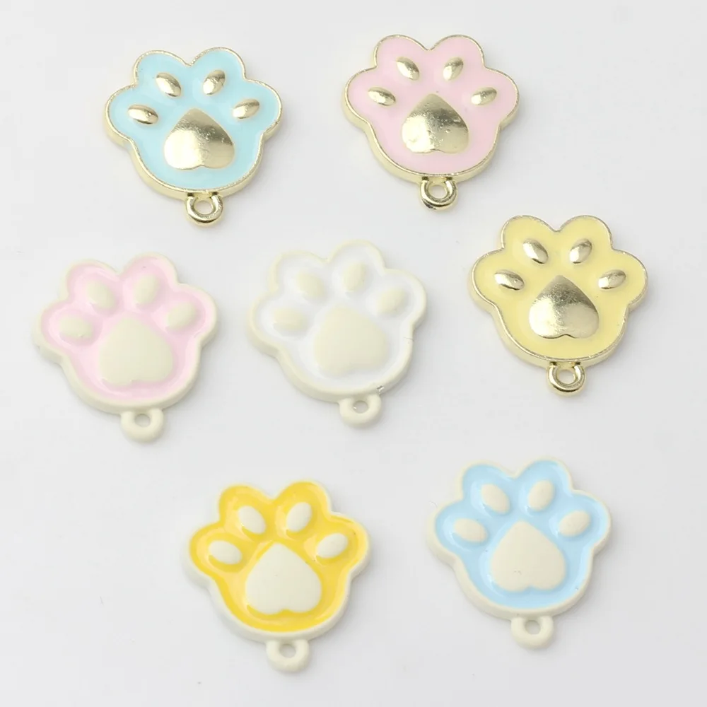 10 Pieces/Bag Dripping Oil Cute Cat Claw Fashion Creative Pendant DIY Bracelets Earrings Necklaces Jewelry Accessories
10 Pieces/Bag Dripping Oil Cute Cat Claw Fashion Creative Pendant DIY Bracelets Earrings Necklaces Jewelry Accessories