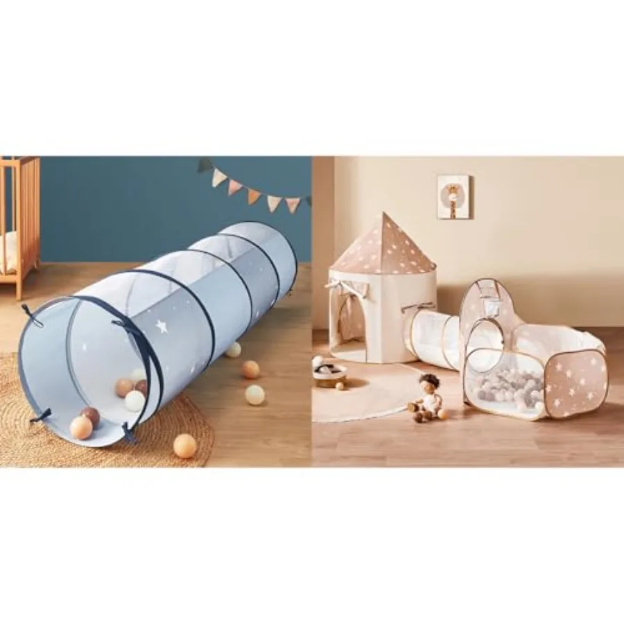Indoor kids play tent with tunnel and ball pits for toddlers polyester fabric in blue and pink quick pop-up setup and portable
Indoor kids play tent with tunnel and ball pits for toddlers polyester fabric in blue and pink quick pop-up setup and portable