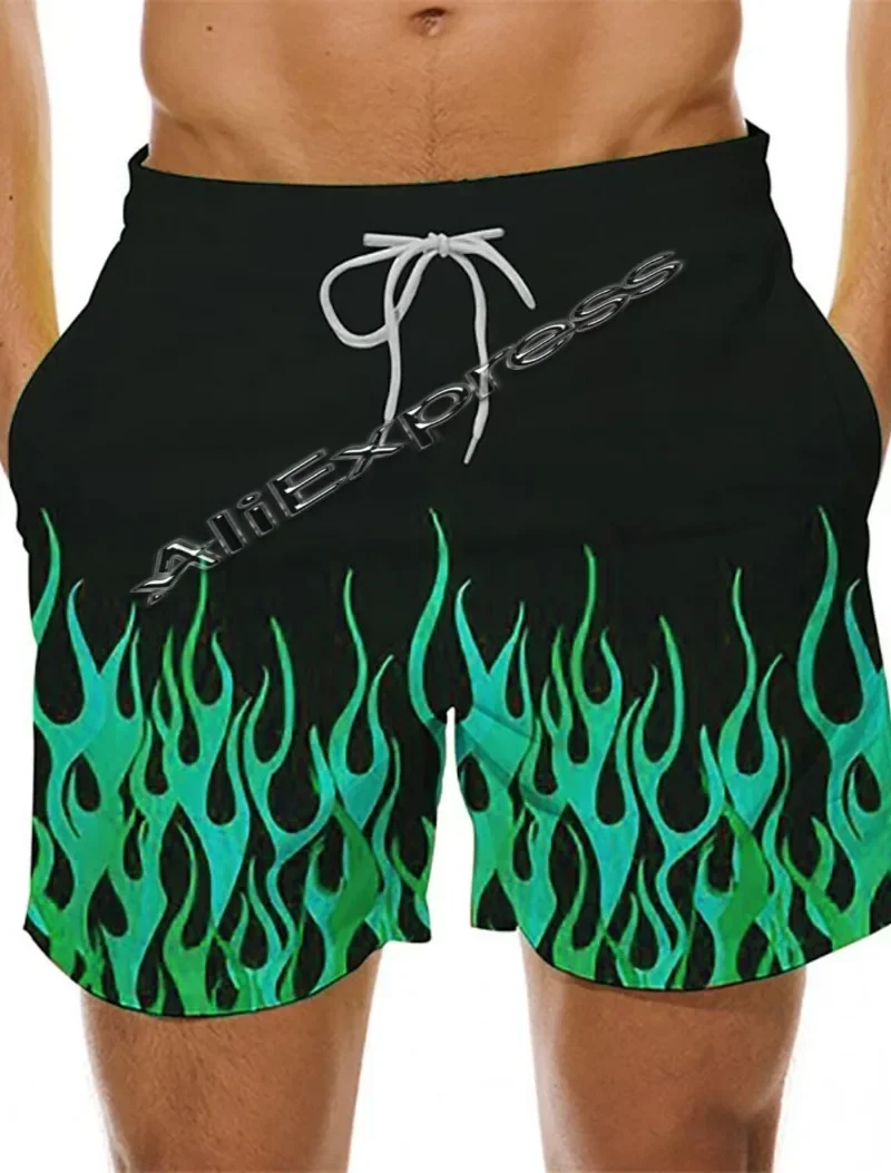 Летние повседневные пляжные шорты в этническом стиле, шорты с 3D-принтом яркого пламени, мужские и женские купальники, детская и мужская мода
Летние повседневные пляжные шорты в этническом стиле, шорты с 3D-принтом яркого пламени, мужские и женские купальники, детская и мужская мода