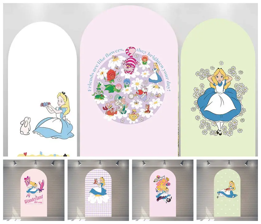 Alice In Wonderland Baby Birthday Arch Backdrops For Photography Princess Party Decor Portrait Custom Background Photo Studio
Alice In Wonderland Baby Birthday Arch Backdrops For Photography Princess Party Decor Portrait Custom Background Photo Studio