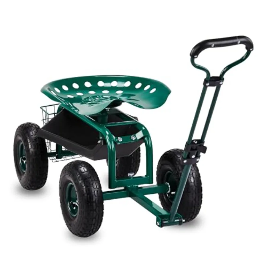 Wheeled Gardening Stool for outdoor planting and yard work polypropylene green stool with 360 swivel rolling seat adjustable ha
Wheeled Gardening Stool for outdoor planting and yard work polypropylene green stool with 360 swivel rolling seat adjustable ha