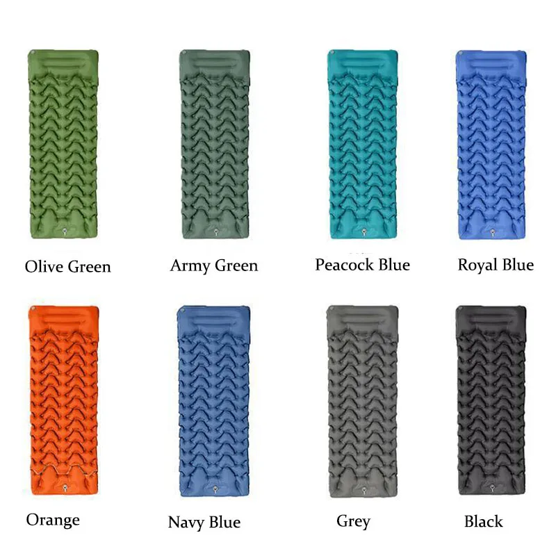 Single Inflatable Sleeping Pad Outdoor Picnic Self-Inflating Tourist Air Mattress Pump Bulit-In Mats Hiking Gear 197x67x8CM
Single Inflatable Sleeping Pad Outdoor Picnic Self-Inflating Tourist Air Mattress Pump Bulit-In Mats Hiking Gear 197x67x8CM