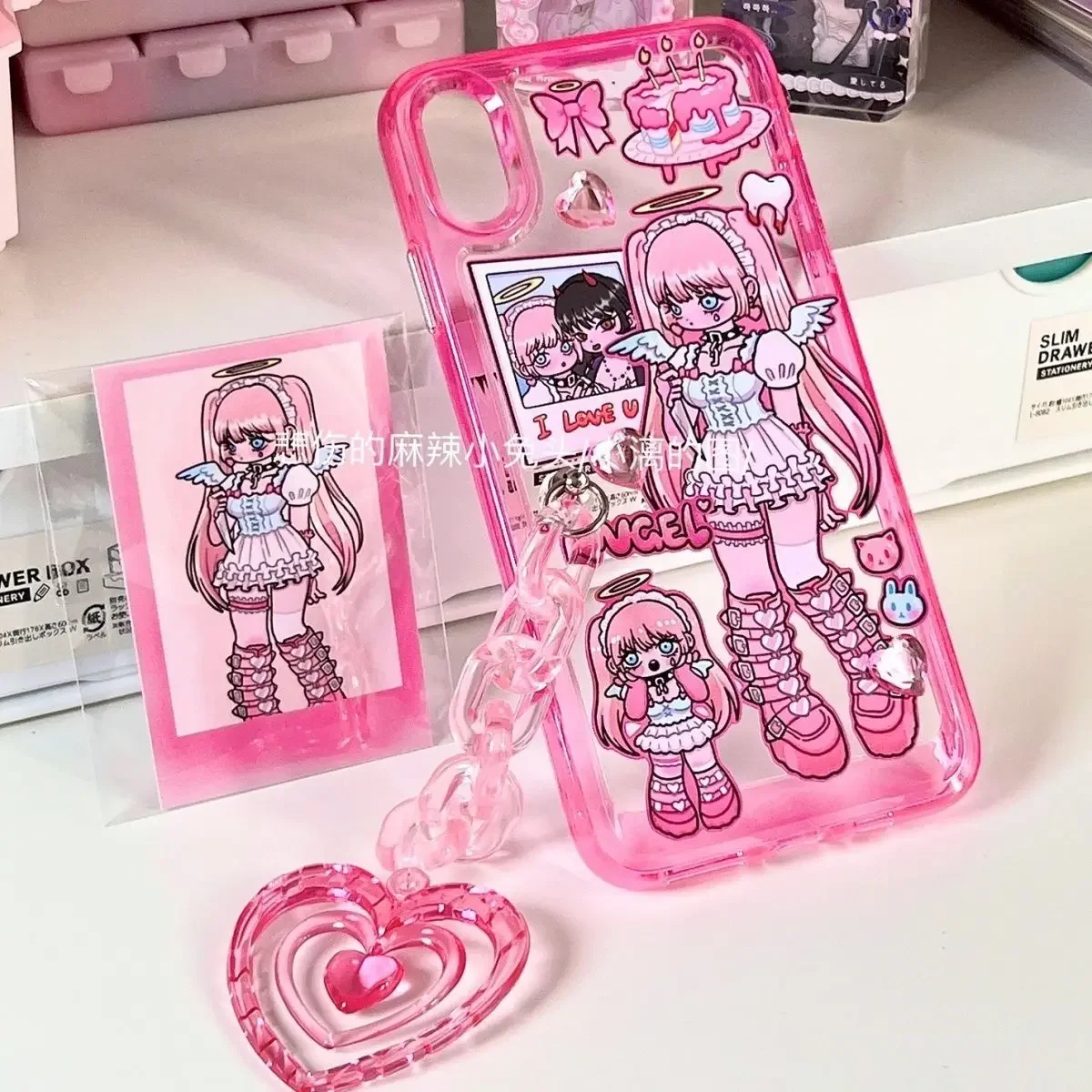 Y2k Millennial Sweet Spicy girl iPhone 13 Pink Phone Case 2023 new iPhone 11promax Transparent 12 Girls' xr/x
Y2k Millennial Sweet Spicy girl iPhone 13 Pink Phone Case 2023 new iPhone 11promax Transparent 12 Girls' xr/x