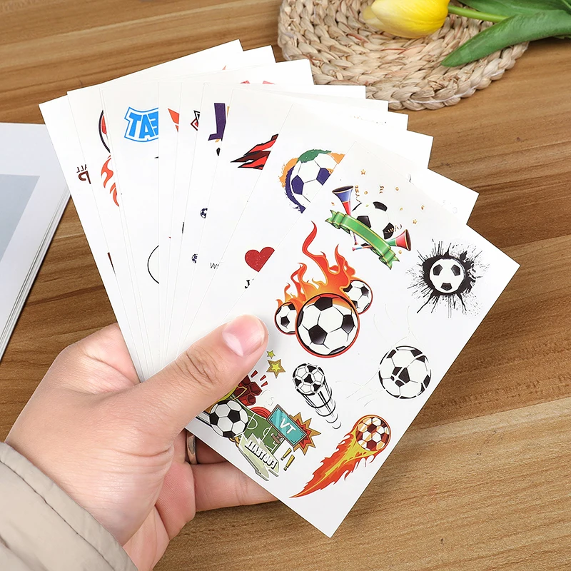 10PCS Football Luminous Temporary Tattoos For Children Soccer Fan Fake Tattoo Sticker For Soccers Theme Party Sticker Decoration
10PCS Football Luminous Temporary Tattoos For Children Soccer Fan Fake Tattoo Sticker For Soccers Theme Party Sticker Decoration