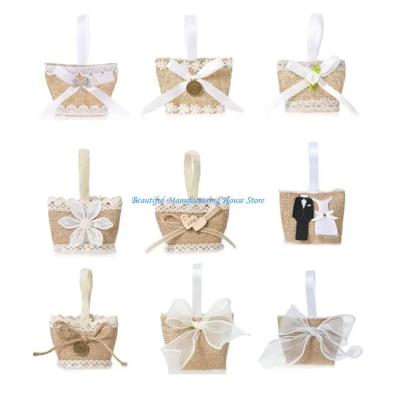 E56A 12pcs Linen Favor Bags For Weddings Parties Reusable Natural Fabric Treat Pouches Gift Packaging Accessories Storage Bag
E56A 12pcs Linen Favor Bags For Weddings Parties Reusable Natural Fabric Treat Pouches Gift Packaging Accessories Storage Bag