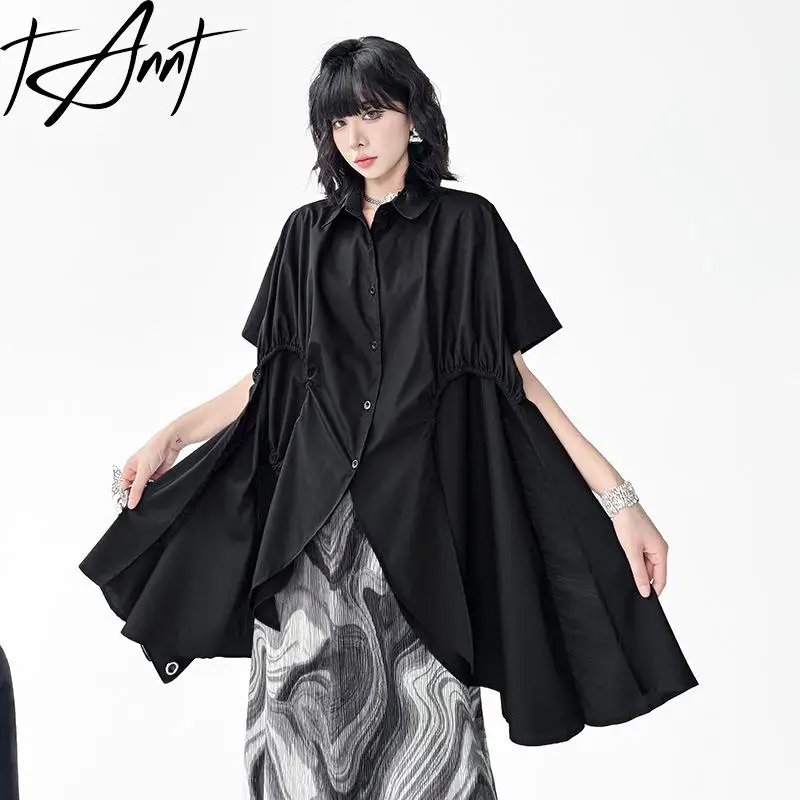 Tannt Women Shirt Blouse Asymmetry Casual Long Blouse Tops Black White Irregular Fashion Summer Long Women Shirt Tops 2025 New
Tannt Women Shirt Blouse Asymmetry Casual Long Blouse Tops Black White Irregular Fashion Summer Long Women Shirt Tops 2025 New