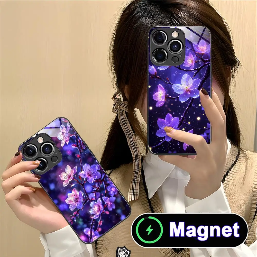Sakura Moon Phone Case for iPhone 17 16 15 14 13 12 11 Air Pro Max Plus Mini Glass MagSafe Cover
Sakura Moon Phone Case for iPhone 17 16 15 14 13 12 11 Air Pro Max Plus Mini Glass MagSafe Cover
