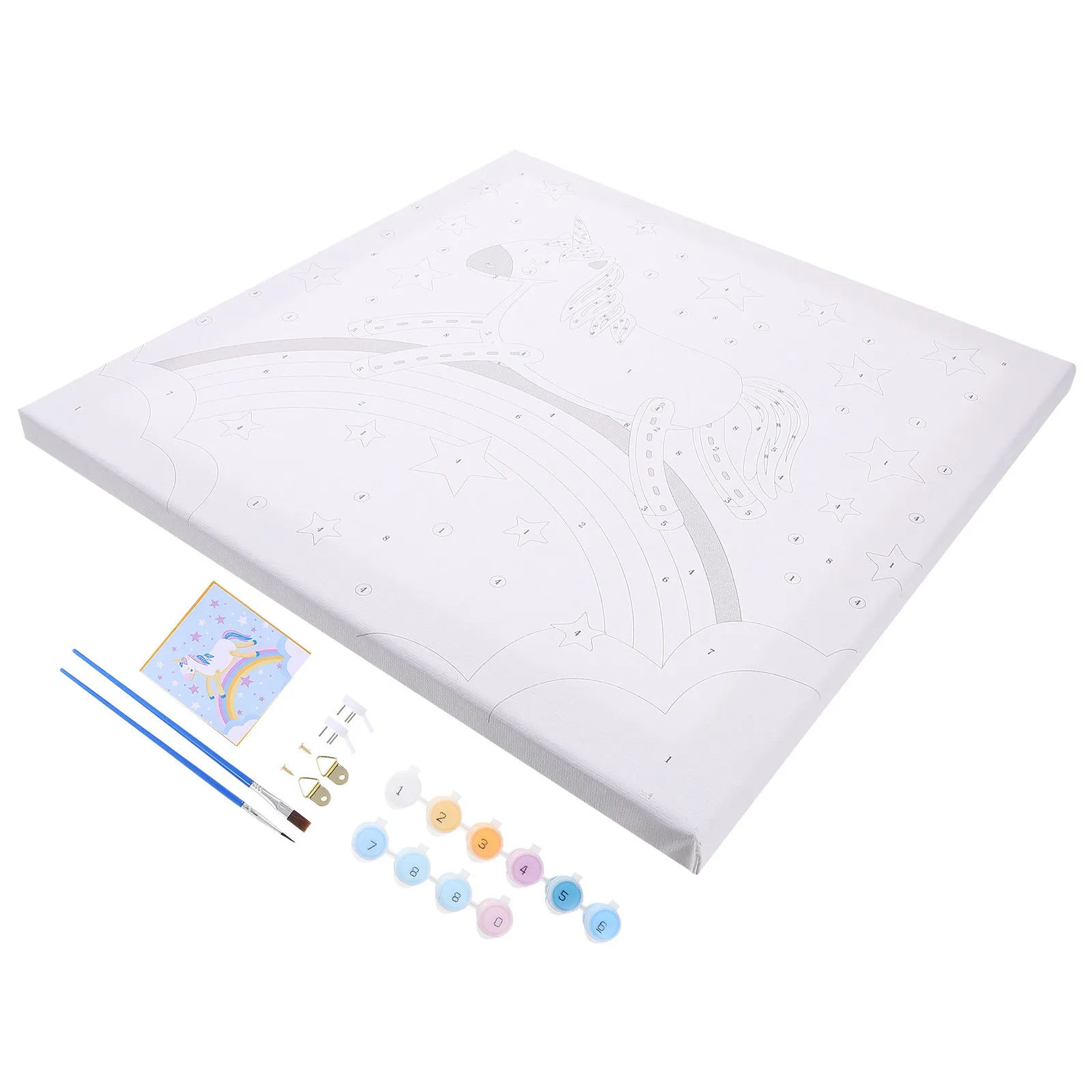 1Set Paint by Number for Unicorn Design Educational DIY Oil Painting Kit Safe Non-Toxic Canvas Art Craft Activity Gift
1Set Paint by Number for Unicorn Design Educational DIY Oil Painting Kit Safe Non-Toxic Canvas Art Craft Activity Gift
