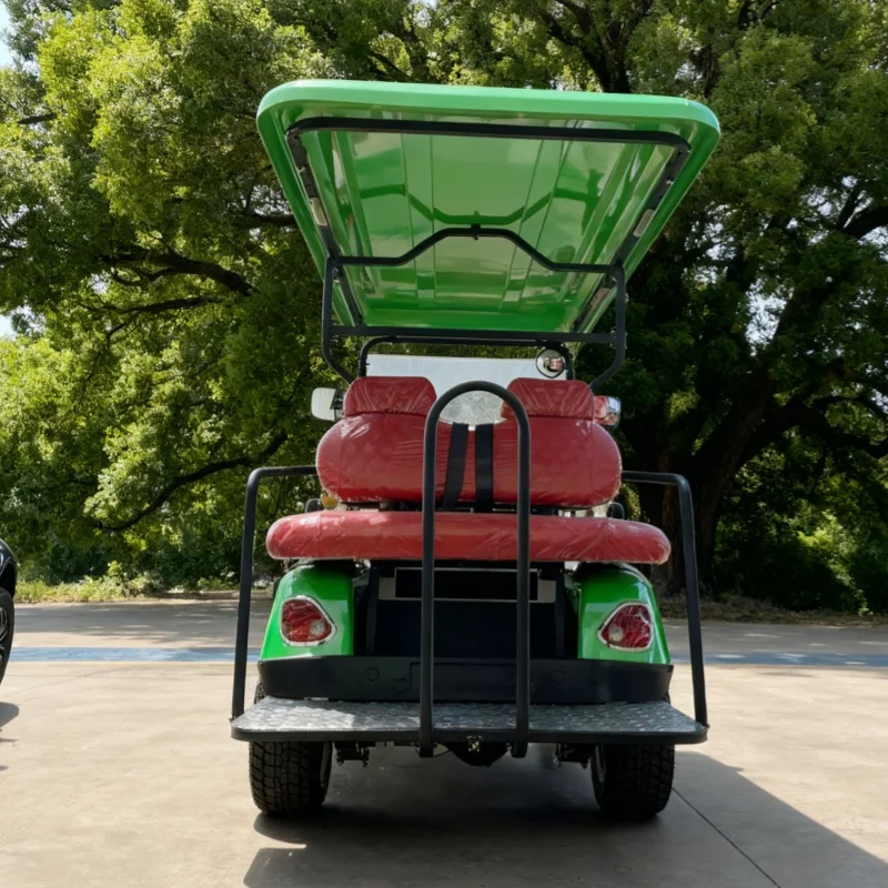 Electric Golf Cart Corrosion Resistant Street Legal Lithium Buggy Off-Road Tires Rear Cargo Box Front Bumper And Front Basket
Electric Golf Cart Corrosion Resistant Street Legal Lithium Buggy Off-Road Tires Rear Cargo Box Front Bumper And Front Basket