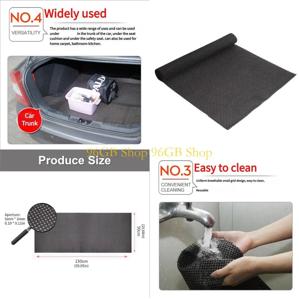 Коврик для багажника автомобиля из ПВХ премиум-класса, 96 ГБ, противоскользящие поверхности, универсальный размер, регулируемый
Коврик для багажника автомобиля из ПВХ премиум-класса, 96 ГБ, противоскользящие поверхности, универсальный размер, регулируемый