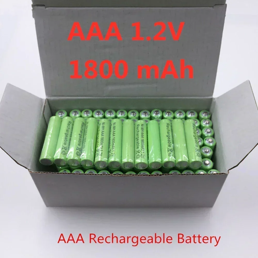 AAA 1.2V 1800mAh high-quality rechargeable battery AAA 1.2V 3A 1800mAh nickel hydrogen rechargeable battery 100% original
AAA 1.2V 1800mAh high-quality rechargeable battery AAA 1.2V 3A 1800mAh nickel hydrogen rechargeable battery 100% original