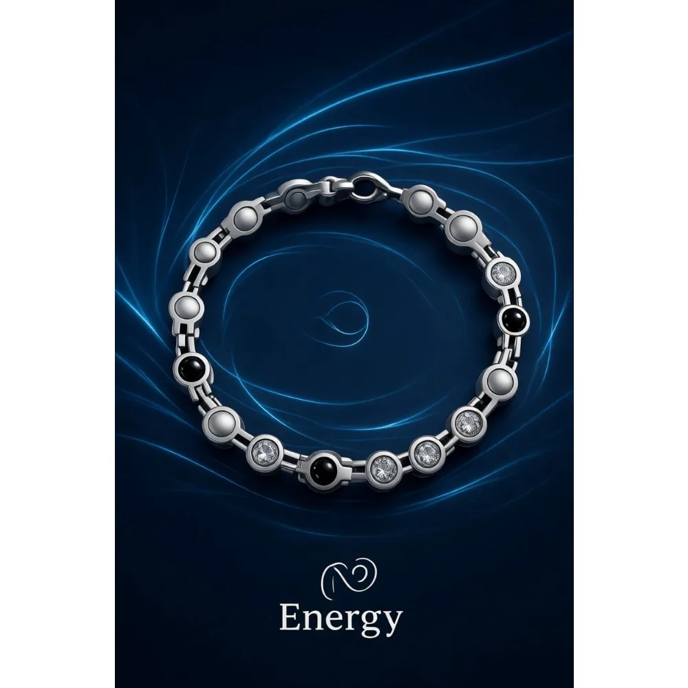Магнитный браслет для женщин из титановой стали с неодимовыми магнитами и сверкающими кристаллами, ювелирное украшение в подарок
Магнитный браслет для женщин из титановой стали с неодимовыми магнитами и сверкающими кристаллами, ювелирное украшение в подарок