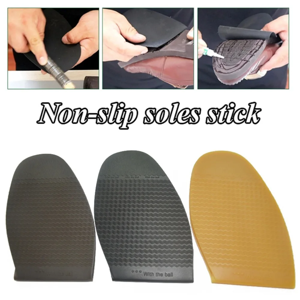 1pc Anti-slip Wear Resistant Rubber Shoes Sole for Men Women Outsoles Repair Shoe Protector Front Feet Replacement Forefoot Pads
1pc Anti-slip Wear Resistant Rubber Shoes Sole for Men Women Outsoles Repair Shoe Protector Front Feet Replacement Forefoot Pads