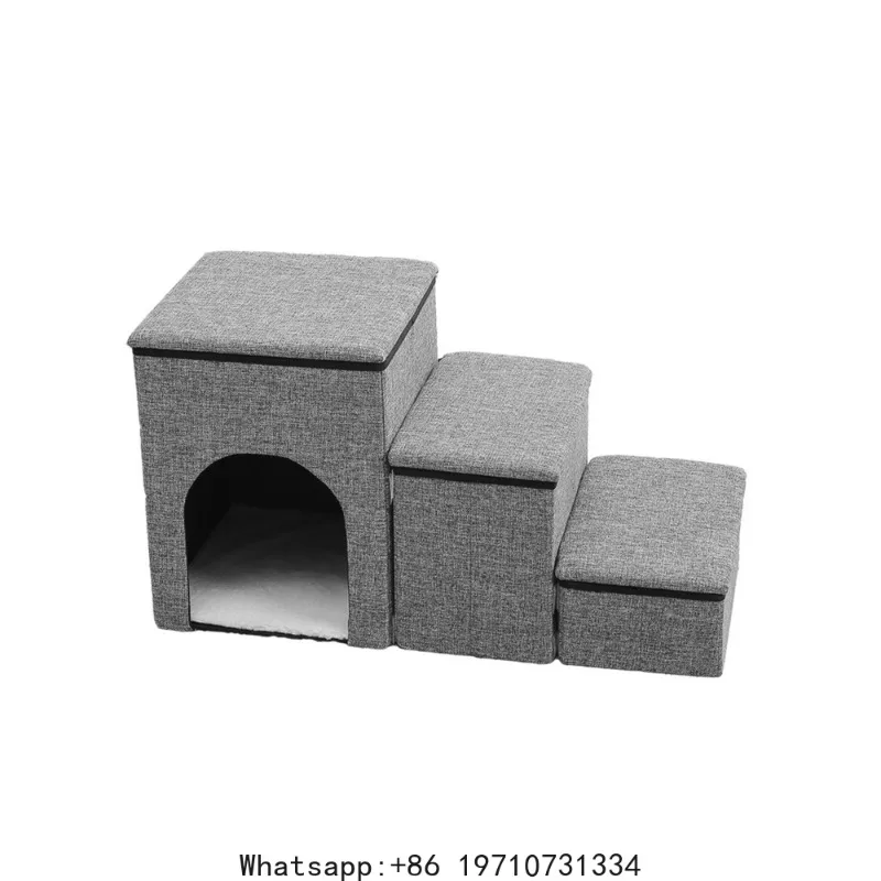 Folding Pet Stairs with Storage Box Non-Slip Pads High Beds Dog Puppy Ramp Dog Stairs for Indoor/Outdoor Travel Dog Cat Steps
Folding Pet Stairs with Storage Box Non-Slip Pads High Beds Dog Puppy Ramp Dog Stairs for Indoor/Outdoor Travel Dog Cat Steps