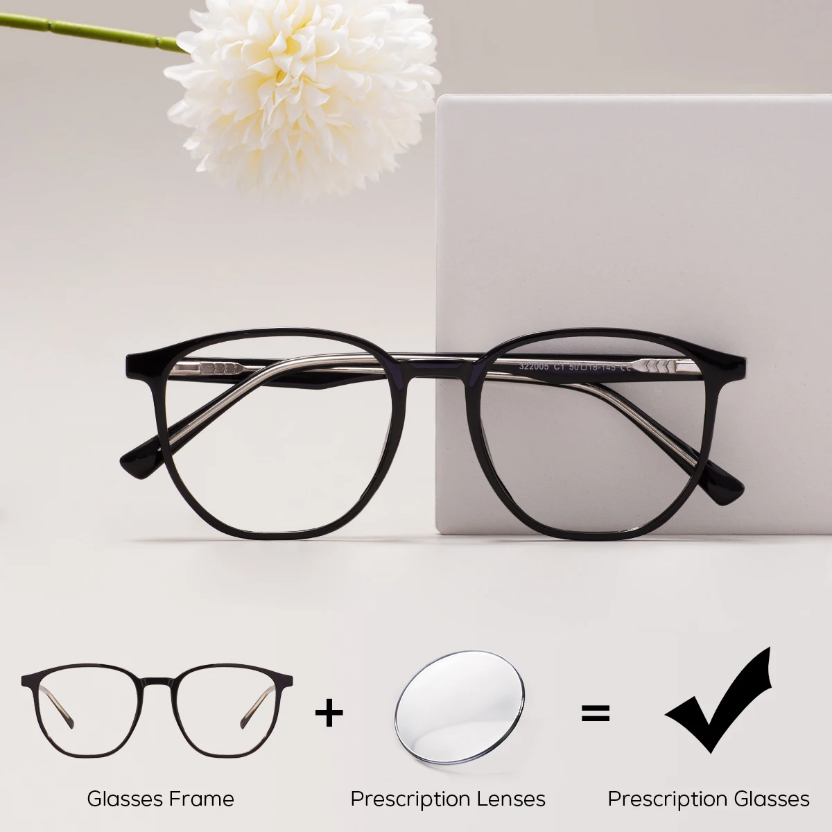 Women's Prescription Glasses Square Colorful Eyeglass Frames Acetate Temples Spring Hinge Myopia Photochromic Progressive Lenses
Women's Prescription Glasses Square Colorful Eyeglass Frames Acetate Temples Spring Hinge Myopia Photochromic Progressive Lenses