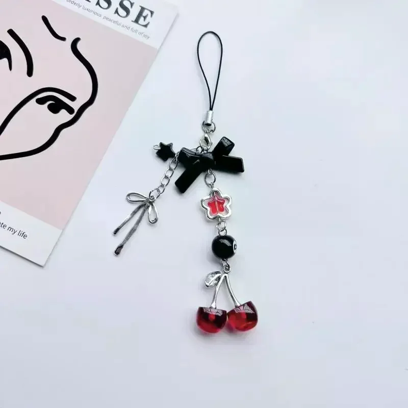 Цельный подвесок с красным вишневым бантом, цепочка для телефона, брелок для ключей Y2K, сумка, подвеска, брелок, аксессуар, подарок подруге
Цельный подвесок с красным вишневым бантом, цепочка для телефона, брелок для ключей Y2K, сумка, подвеска, брелок, аксессуар, подарок подруге