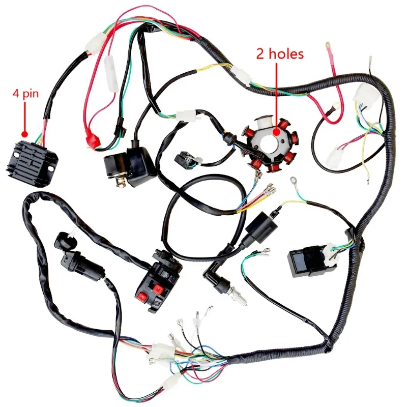 250cc 200cc ATV QUAD Full ELECTRICS CDI Magneto Ignition Coil Rectifier Wire Harness Wiring Loom Accessories
250cc 200cc ATV QUAD Full ELECTRICS CDI Magneto Ignition Coil Rectifier Wire Harness Wiring Loom Accessories