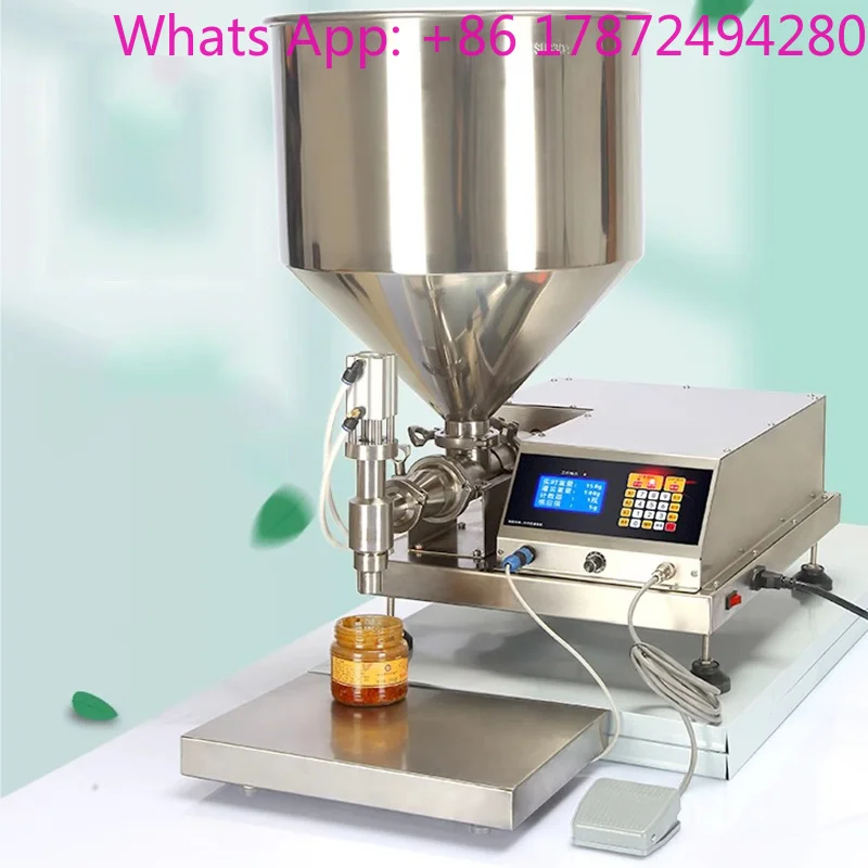 Sauce filling machine, liquid weighing and mixing, sesame chili bean paste fully automatic quantitative filling machine
Sauce filling machine, liquid weighing and mixing, sesame chili bean paste fully automatic quantitative filling machine