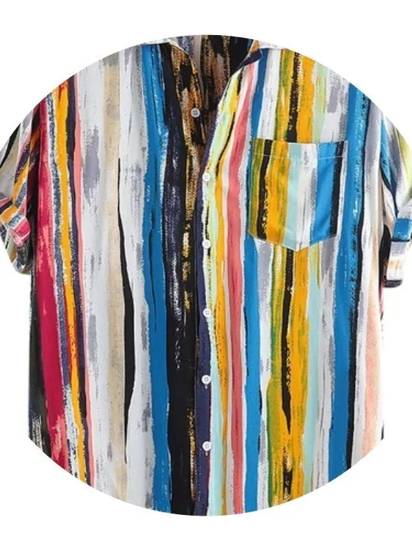 Casual Summer Hawaii Shirt Men's Standard Fit Short Sleeve Top Blouse Daily Wear Couples Friendly Drawstring Cleanfit Style
Casual Summer Hawaii Shirt Men's Standard Fit Short Sleeve Top Blouse Daily Wear Couples Friendly Drawstring Cleanfit Style