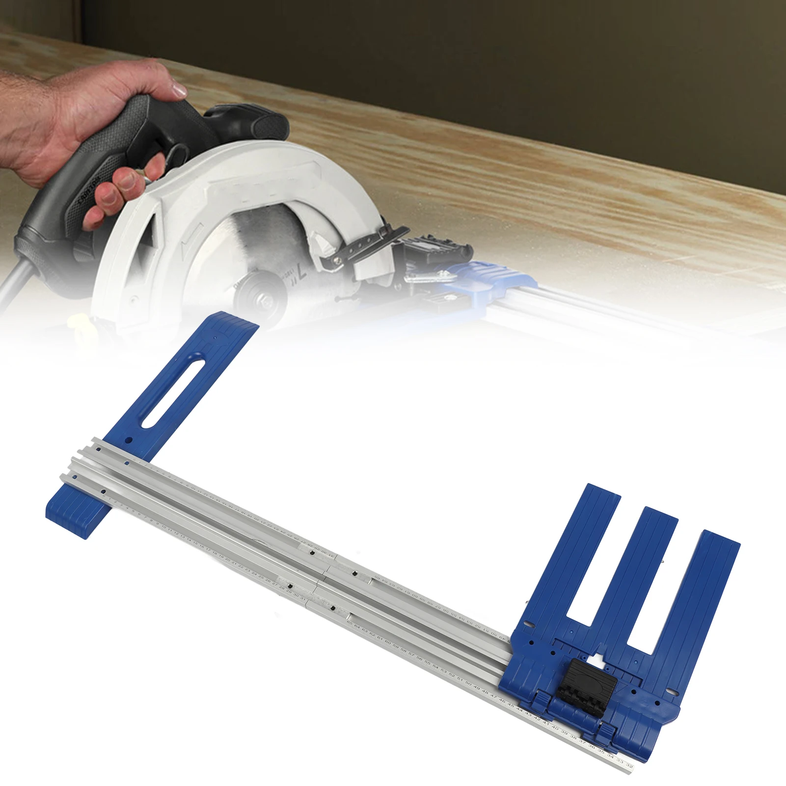 Woodworking Cutter Guide Rail Multifunctional Aluminum Alloy Circular Saw Track for Carpenter
Woodworking Cutter Guide Rail Multifunctional Aluminum Alloy Circular Saw Track for Carpenter