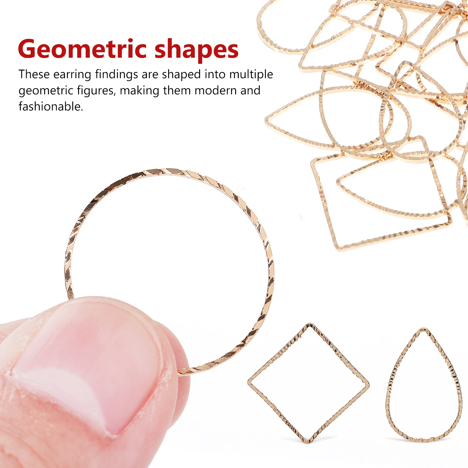 30 Pcs Hoops DIY Kit Copper Material Geometric Shapes Round Square Jewelry Making Jewelry Making Hoops Supplies Findings
30 Pcs Hoops DIY Kit Copper Material Geometric Shapes Round Square Jewelry Making Jewelry Making Hoops Supplies Findings