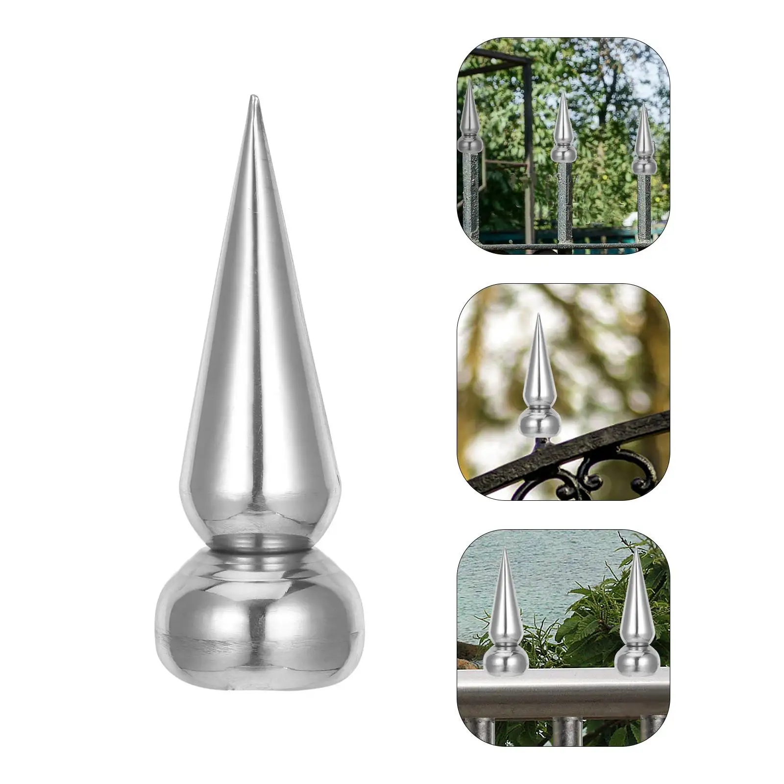 4 Pcs Stainless Steel Cone for 25mm Square Tubes Fence Decor Garden Balcony Yard Privacy Enhancer Finial Tops Iron
4 Pcs Stainless Steel Cone for 25mm Square Tubes Fence Decor Garden Balcony Yard Privacy Enhancer Finial Tops Iron