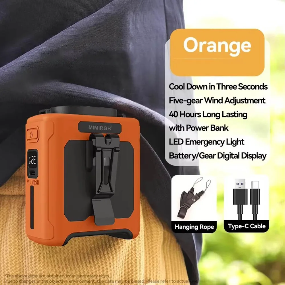 Portable Waist-mounted Fan LED Flashlight Long Battery Life Outdoor Camping Fan Adjustable Speed USB Rechargeable Cooling Tools
Portable Waist-mounted Fan LED Flashlight Long Battery Life Outdoor Camping Fan Adjustable Speed USB Rechargeable Cooling Tools