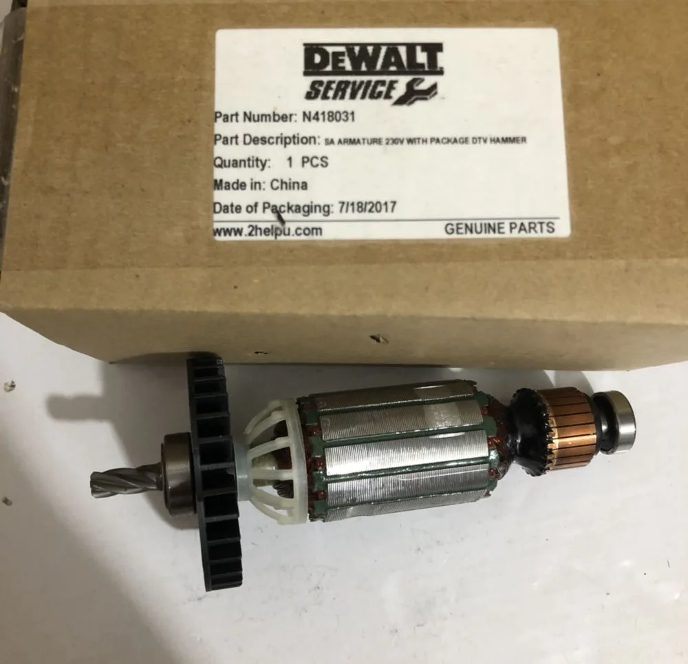 Electric Hammer Armature Rotor N418031 for DeWALT D25143 D25144 D25263 Power Tool Accessories
Electric Hammer Armature Rotor N418031 for DeWALT D25143 D25144 D25263 Power Tool Accessories