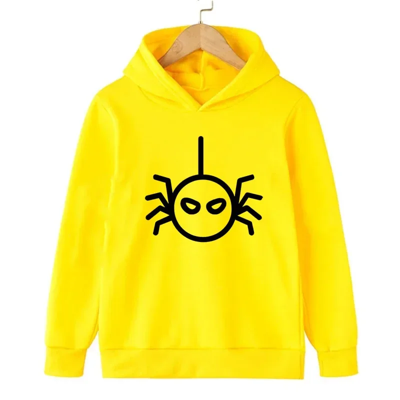 Moletom estampado de aranha infantil, capuz feminino, roupas para meninos, pulôver de primavera e outono, 4t-14t, 2024
Moletom estampado de aranha infantil, capuz feminino, roupas para meninos, pulôver de primavera e outono, 4t-14t, 2024