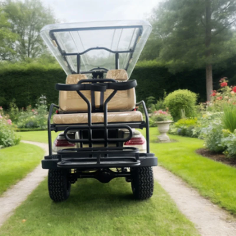 Electric Golf Cart Lithium Battery 4KW Power For Farming And Hunting Activities Brown High-End Seats Armrests Gear Adjustment
Electric Golf Cart Lithium Battery 4KW Power For Farming And Hunting Activities Brown High-End Seats Armrests Gear Adjustment