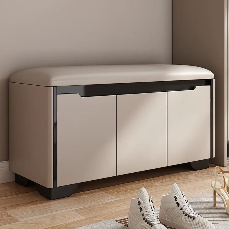 Solid wood shoe changing stool Modern light luxury door shoe rack Seated stool Small cabinet Soft bag long stool at
Solid wood shoe changing stool Modern light luxury door shoe rack Seated stool Small cabinet Soft bag long stool at