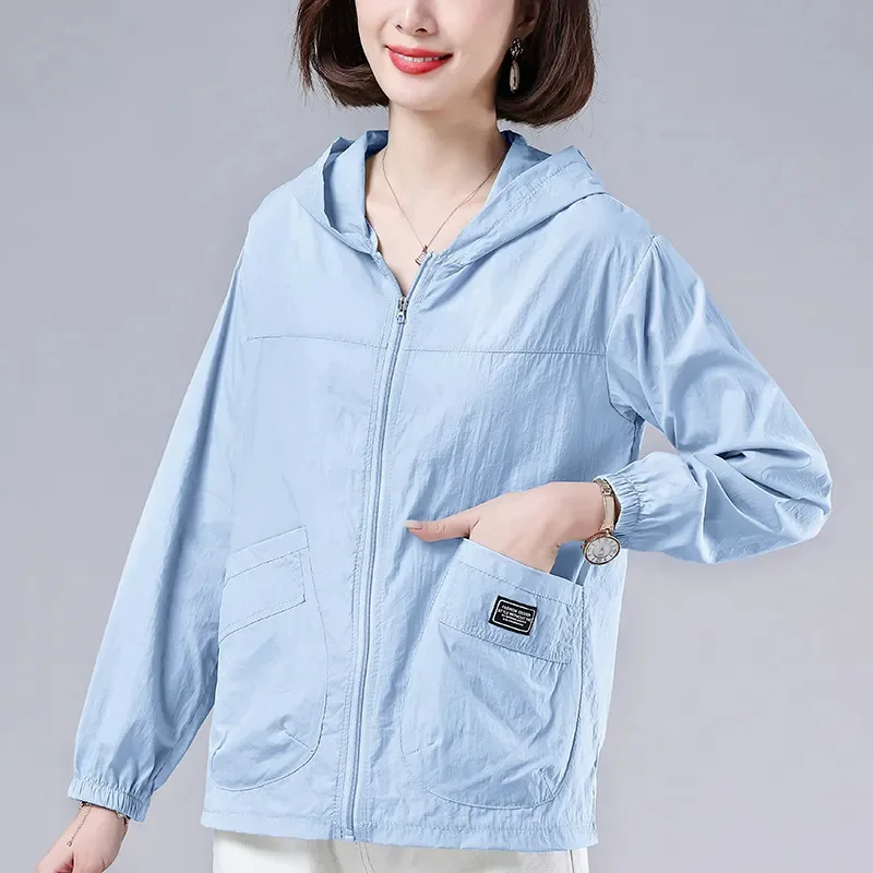 Sun Protection Clothing for Women UV Resistant Short Jacket 2026 New Korean Summer Loose Versatile Thin Top Female Hooded Coat
Sun Protection Clothing for Women UV Resistant Short Jacket 2026 New Korean Summer Loose Versatile Thin Top Female Hooded Coat