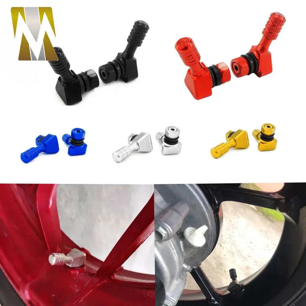 Universal Motorcycle Rim 90 Degree Angle Valve Wheel Tire Tubeless Valve Stems For Rim Wheel Parts Aluminum Alloy
Universal Motorcycle Rim 90 Degree Angle Valve Wheel Tire Tubeless Valve Stems For Rim Wheel Parts Aluminum Alloy