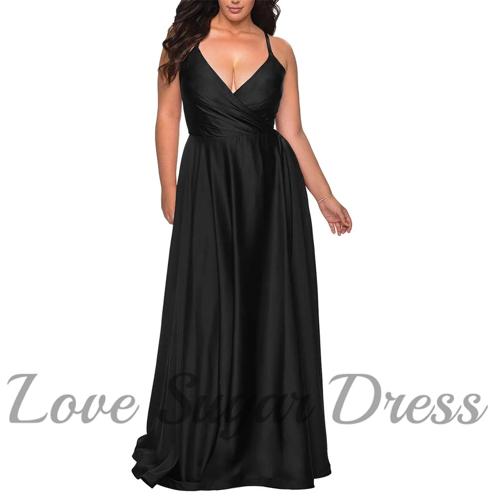 Simple A Line Evening Dress For Women Sexy Backless Long Prom Dresses V Neck Pleated Formal Party Gowns vestidos de fiesta
Simple A Line Evening Dress For Women Sexy Backless Long Prom Dresses V Neck Pleated Formal Party Gowns vestidos de fiesta