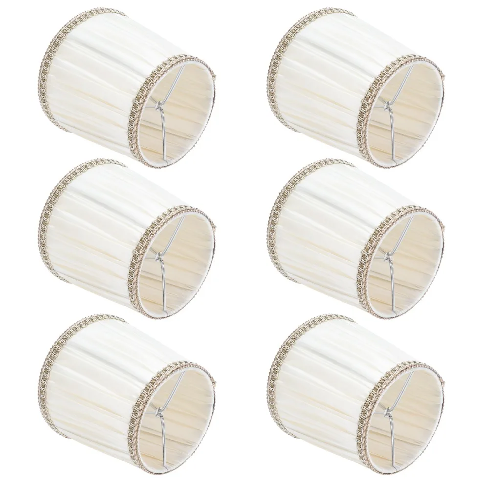 6PCS Modern Fabric Lampshade Clip On Design 4.7 inch Height Chandelier Lamp Shades Lamp Cover Indoor Lamp
6PCS Modern Fabric Lampshade Clip On Design 4.7 inch Height Chandelier Lamp Shades Lamp Cover Indoor Lamp