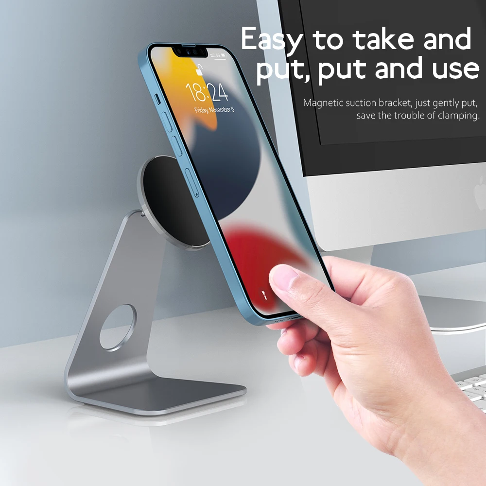 Desk Phone Holder Magnetic Universal Magnet Tablet Mount for Mobile Holder Rotary Adiustable Smartphone Stand
Desk Phone Holder Magnetic Universal Magnet Tablet Mount for Mobile Holder Rotary Adiustable Smartphone Stand