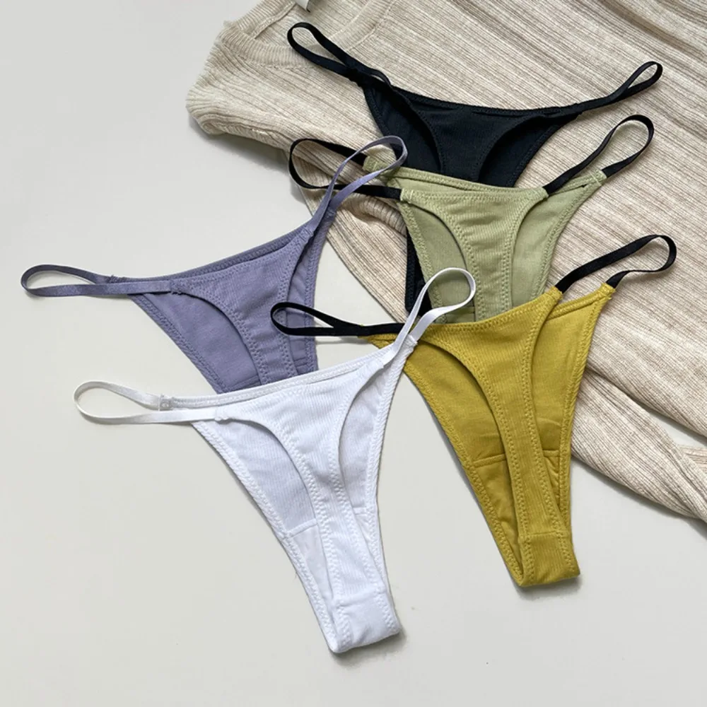 Sweet Thin Strap T-Back Thongs Underpants Cotton Crotch Seamless Panties G-Strings Underwear Low Waist T Pants Female
Sweet Thin Strap T-Back Thongs Underpants Cotton Crotch Seamless Panties G-Strings Underwear Low Waist T Pants Female