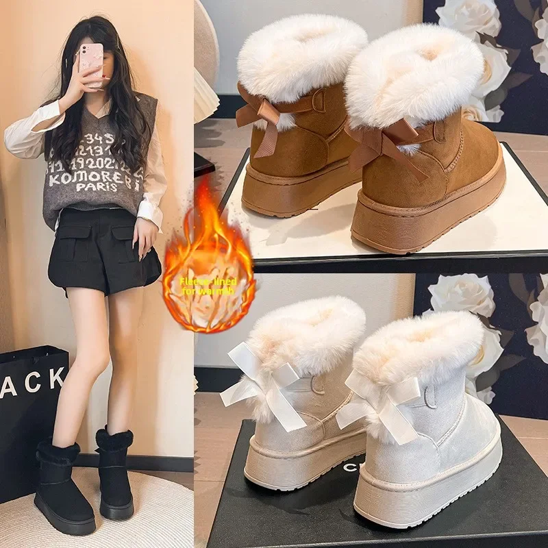 Зимние зимние ботинки большого размера, женские повседневные хлопковые ботинки на толстой подошве, теплая верхняя одежда, зимний сезон, высокий круглый носок
Зимние зимние ботинки большого размера, женские повседневные хлопковые ботинки на толстой подошве, теплая верхняя одежда, зимний сезон, высокий круглый носок