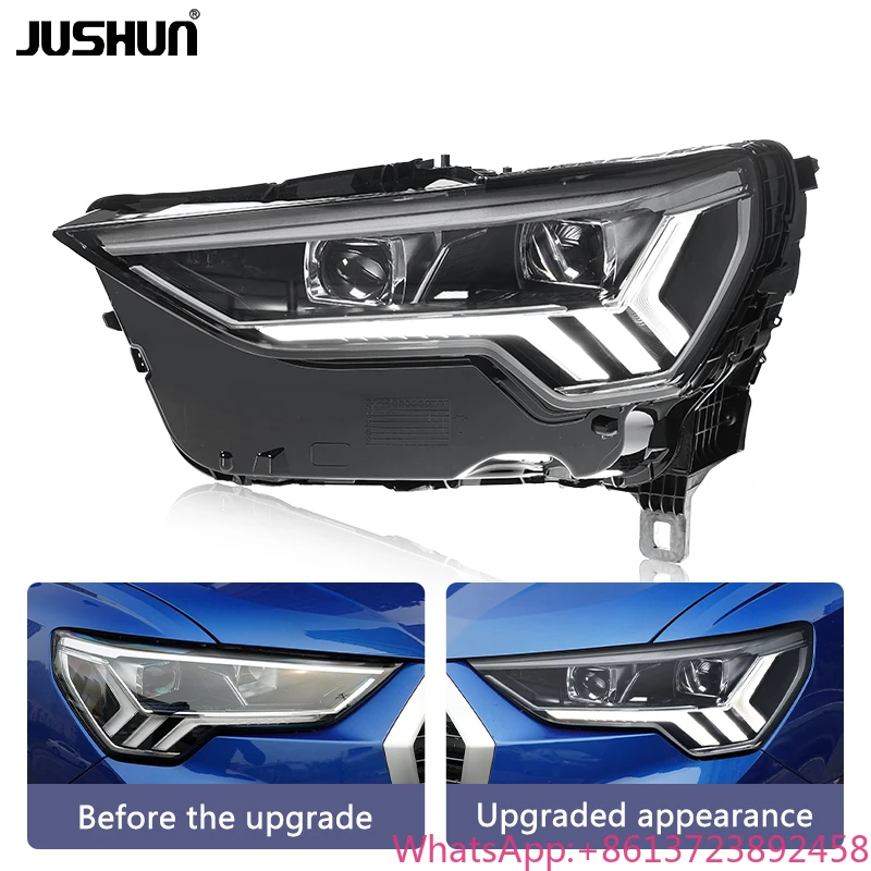 JUSHUN High-End LED Daytime Running Light Assembly for Audi Q3 2019-2024 Double Lens Steering Streamer
JUSHUN High-End LED Daytime Running Light Assembly for Audi Q3 2019-2024 Double Lens Steering Streamer