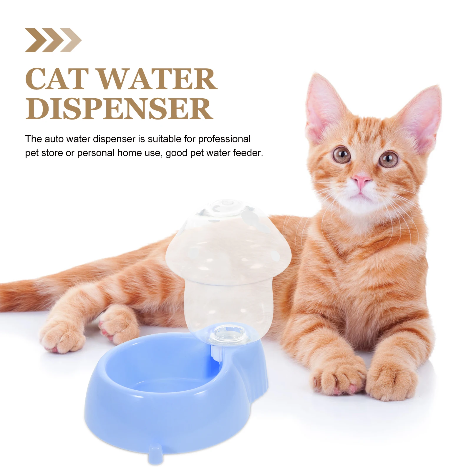 Automatic Pet Feeder Gravity Design Durable Material Simple Elegant Cat Dog Water Dispenser Blue Container 120ml
Automatic Pet Feeder Gravity Design Durable Material Simple Elegant Cat Dog Water Dispenser Blue Container 120ml
